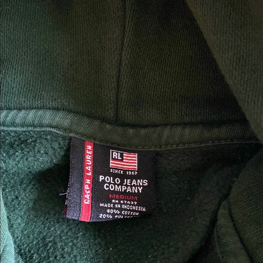 Polo Ralph Lauren Green Hoodie - Picture 2 of 6